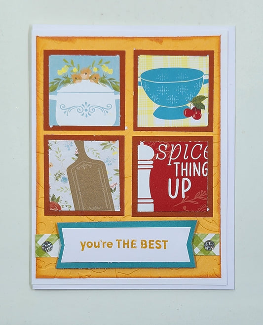 Handmade Card - You're The Best