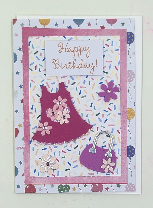 Handmade Female Birthday Card